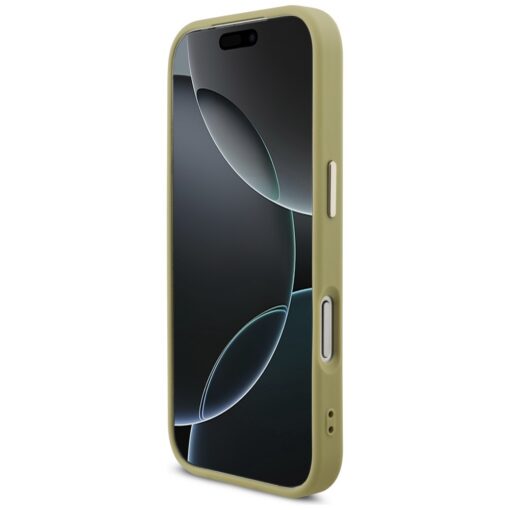 Guess Fixed Glitter Big 4G Metal Frame case for iPhone 17 Pro gold - Image 5