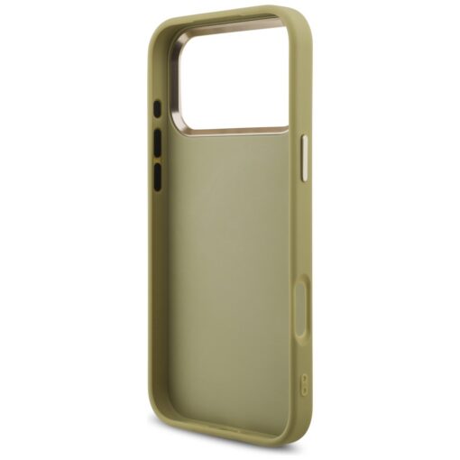 Guess Fixed Glitter Big 4G Metal Frame case for iPhone 17 Pro Max gold - Image 7