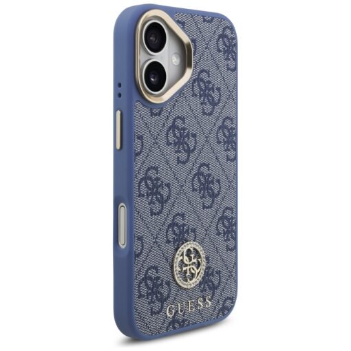 Guess 4G Strass Logo MagSafe case for iPhone 17 blue - Image 4