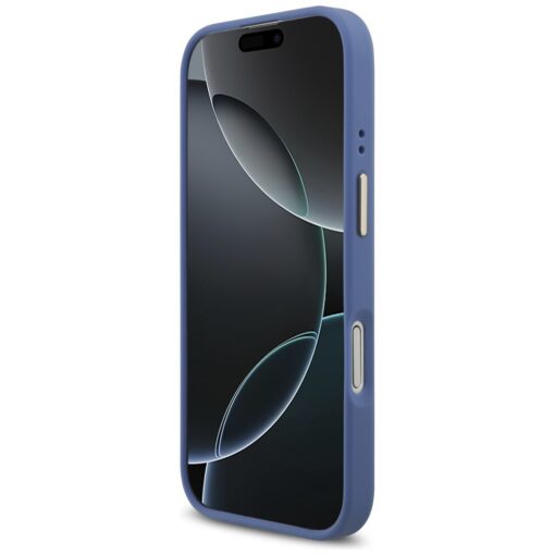 Guess 4G Strass Logo MagSafe case for iPhone 17 blue - Image 5