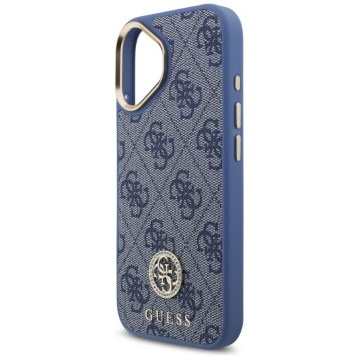 Guess 4G Strass Logo MagSafe case for iPhone 17 blue - Image 6