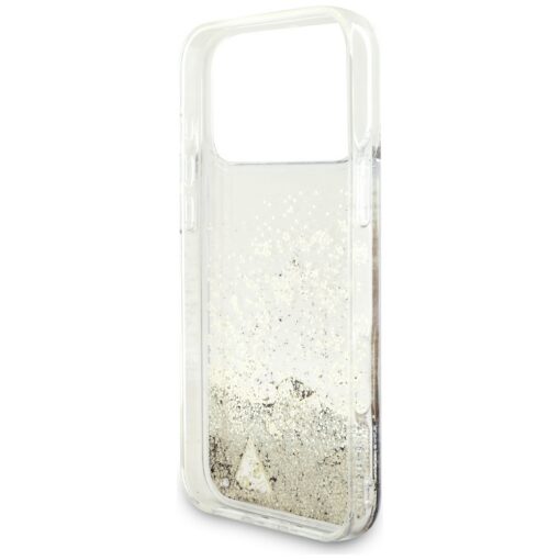 Guess Liq. Glitter 4 Charms case for iPhone 17 Pro gold - Image 7