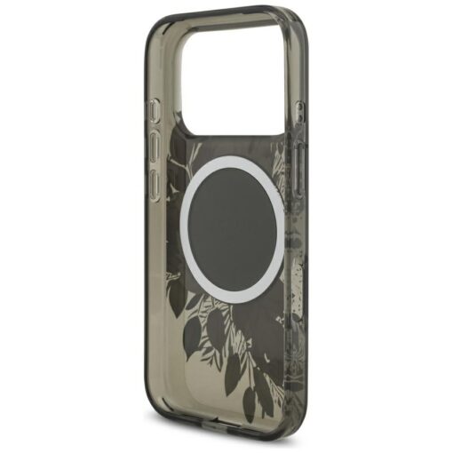 Guess IML Flowers Pearl Strap MagSafe case for iPhone 17 Pro black - Image 7