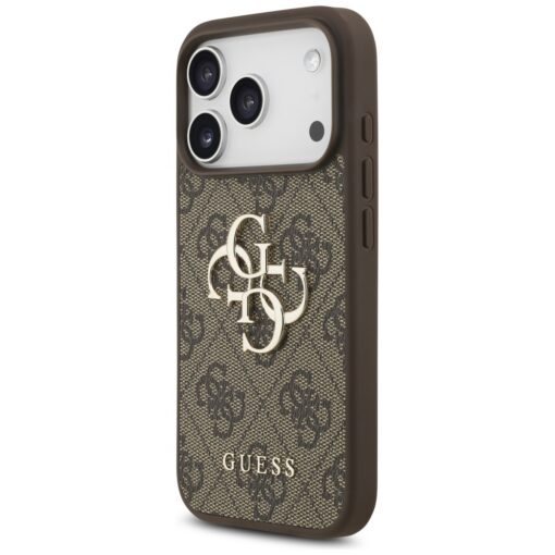Guess 4G Strap 4G Classic Logo case for iPhone 17 Pro brown - Image 3