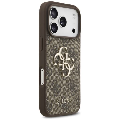 Guess 4G Strap 4G Classic Logo case for iPhone 17 Pro brown - Image 4