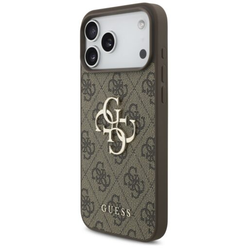 Guess 4G Strap 4G Classic Logo case for iPhone 17 Pro Max brown - Image 3