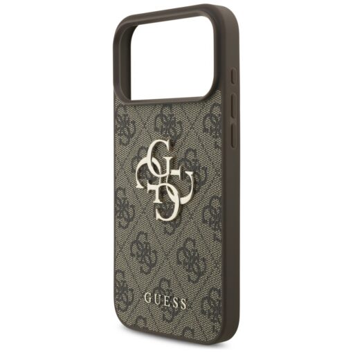 Guess 4G Strap 4G Classic Logo case for iPhone 17 Pro Max brown - Image 6