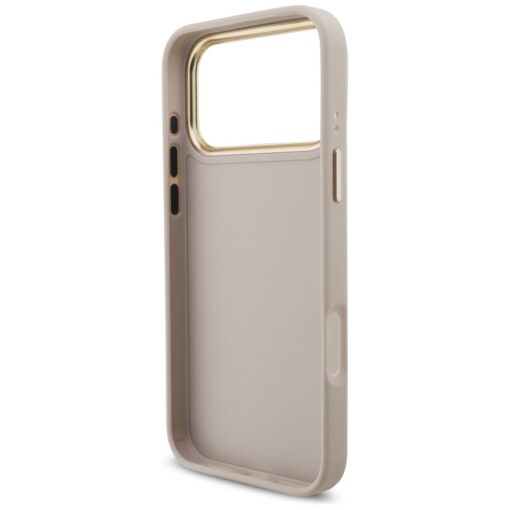 Guess 4G Big 4G Classic Logo Big Strap Metal Buttons case for iPhone 17 Pro Max pink - Image 7