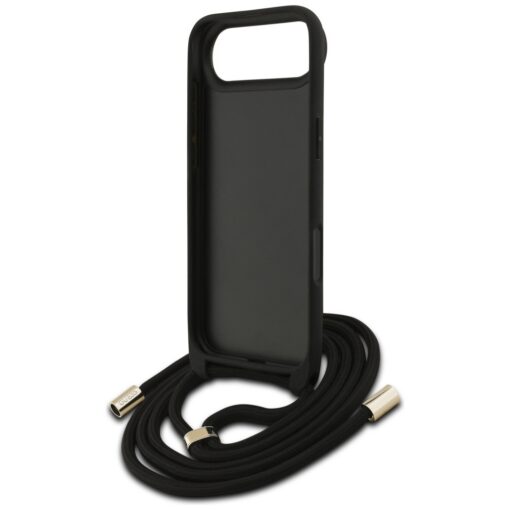 Guess 4G Big Logo Cord Stap Crossbody case for iPhone Air brown - Image 6