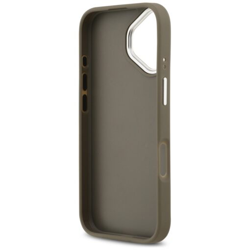 Guess Grained Big 4G Classic Logo case for iPhone 17 brown - Image 7