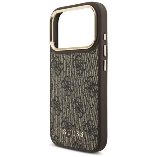 Guess 4G z portfelem Magsafe case for iPhone 17 Pro brown - Image 6