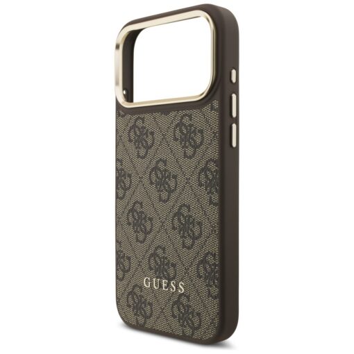 Guess 4G z portfelem Magsafe case for iPhone 17 Pro Max brown - Image 6