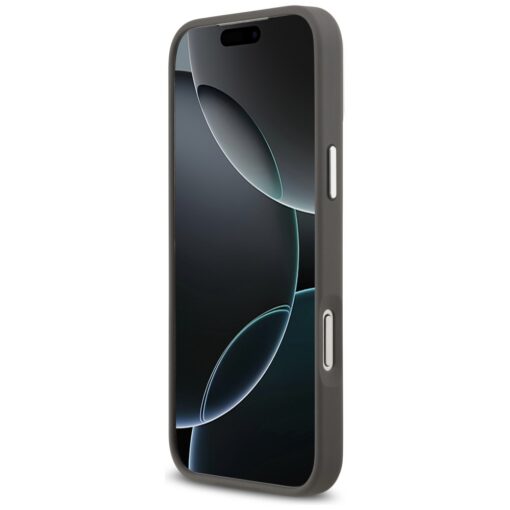 Karl Lagerfeld FW Grained Karl & Choupette Heads Pins & Logo case for iPhone 17 Pro Max grey - Image 5
