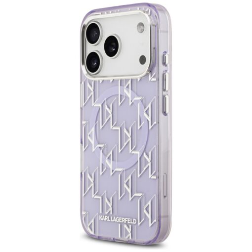 Karl Lagerfeld IML KL Monogram MagSafe case for iPhone 17 Pro purple - Image 2