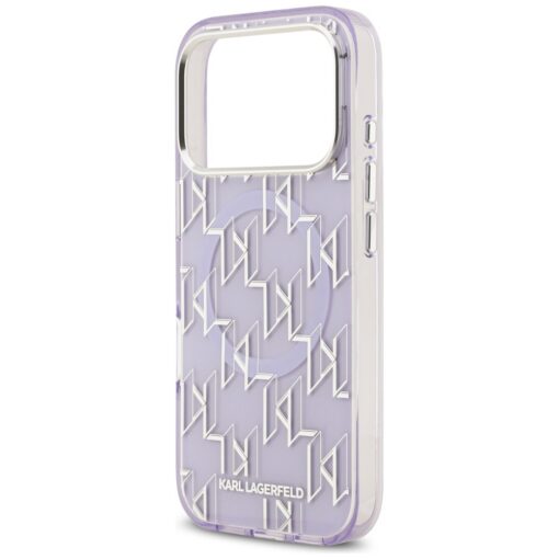 Karl Lagerfeld IML KL Monogram MagSafe case for iPhone 17 Pro purple - Image 6
