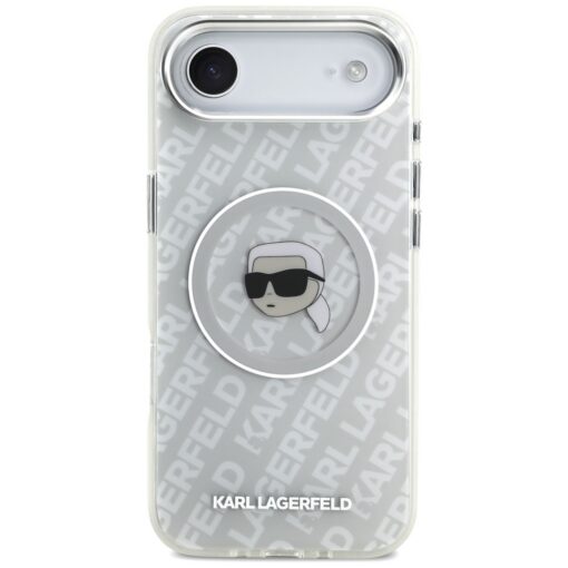 Karl Lagerfeld IML Karl Head Logo MagSafe case for iPhone Air grey - Image 3