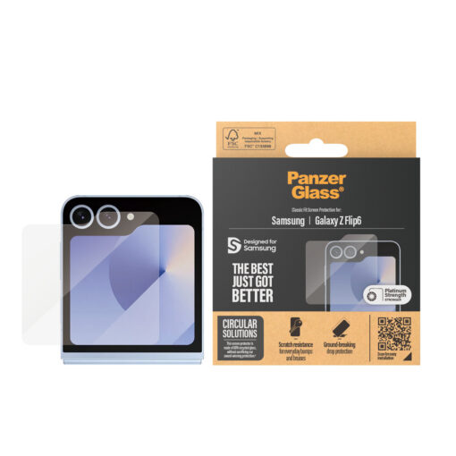 Kaitseklaas välisekraanile, Samsung Galaxy Z Flip7 FE / Z Flip6, PanzerGlass - Image 5