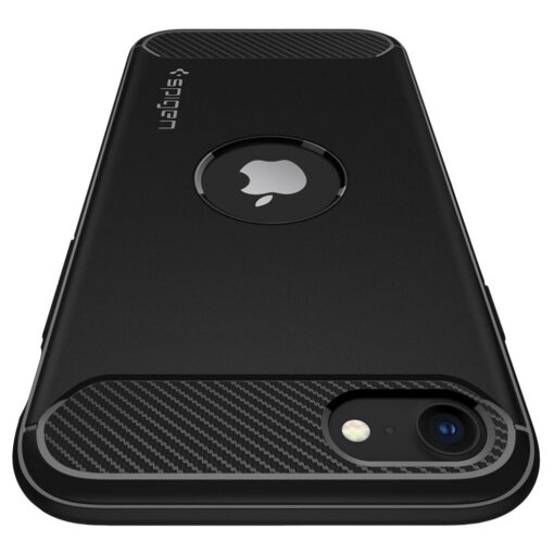 Kaitseümbris Rugged Armor, Apple iPhone SE (2020/2022), must, Spigen - Image 4