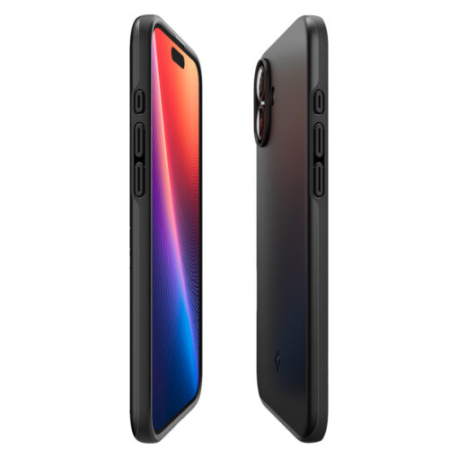 Kaitseümbris Thin Fit (MagFit), Apple iPhone 16 Plus, must, õhuke, MagSafe, Spigen - Image 7