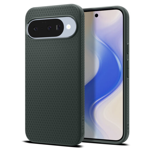 Kaitseümbris Liquid Air (MagFit), Google Pixel 10 Pro / Pixel 10, tumeroheline, Qi2/MagSafe ühilduv, Spigen - Image 7