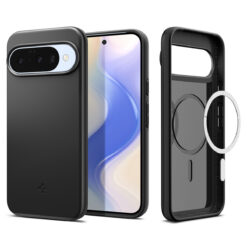 Kaitseümbris Thin Fit (MagFit), Google Pixel 10 Pro / Pixel 10, must, Qi2/MagSafe ühilduv, Spigen