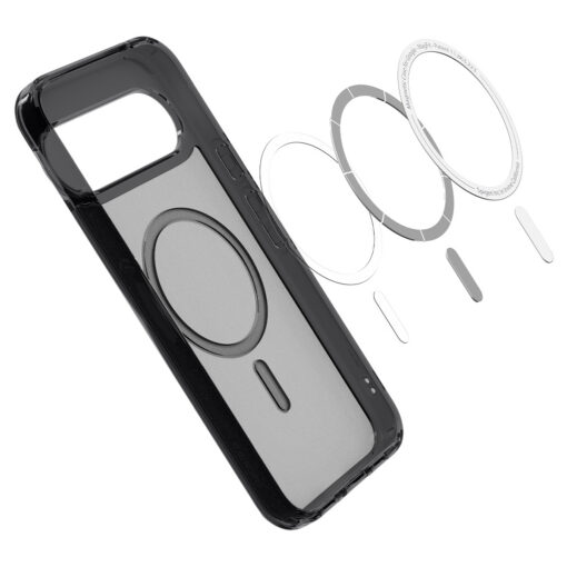 Kaitseümbris Ultra Hybrid (MagFit), Google Pixel 10 Pro / Pixel 10, tume läbipaistev, Qi2/MagSafe ühilduv, Spigen - Image 8