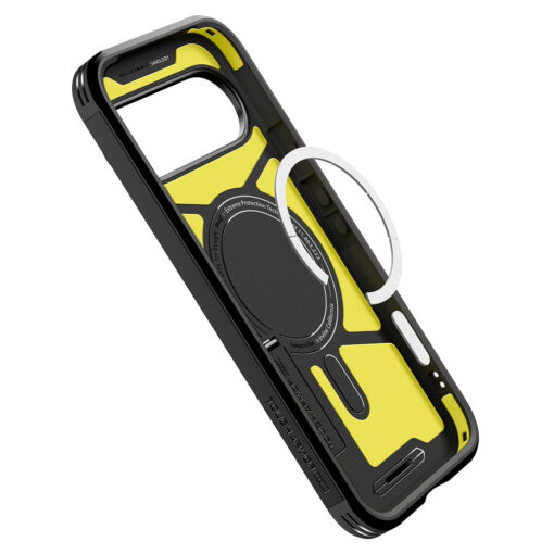 Kaitseümbris Tough Armor AI (MagFit), Google Pixel 10 Pro / Pixel 10, must, tugijalaga, Qi2/MagSafe ühilduv, Spigen - Image 6