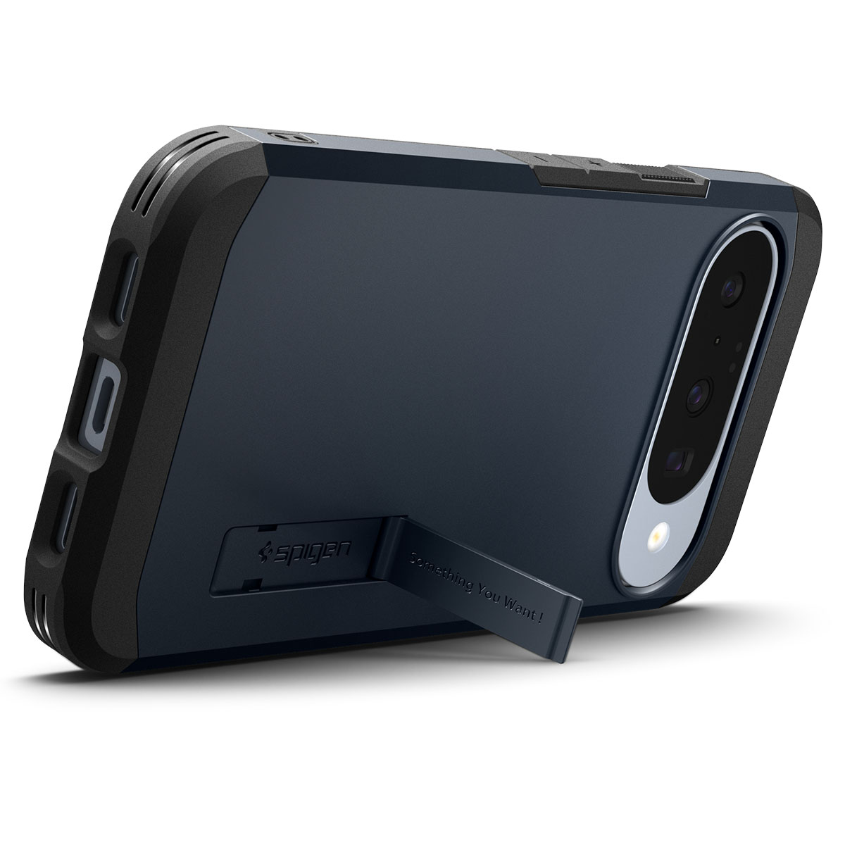 Kaitseümbris Tough Armor AI (MagFit), Google Pixel 10 Pro / Pixel 10, sinakashall, tugijalaga, Qi2/MagSafe ühilduv, Spigen - Image 10