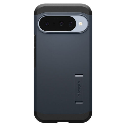 Kaitseümbris Tough Armor AI (MagFit), Google Pixel 10 Pro / Pixel 10, sinakashall, tugijalaga, Qi2/MagSafe ühilduv, Spigen - Image 2