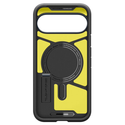 Kaitseümbris Tough Armor AI (MagFit), Google Pixel 10 Pro / Pixel 10, sinakashall, tugijalaga, Qi2/MagSafe ühilduv, Spigen - Image 3