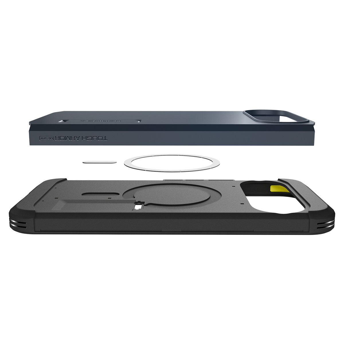 Kaitseümbris Tough Armor AI (MagFit), Google Pixel 10 Pro / Pixel 10, sinakashall, tugijalaga, Qi2/MagSafe ühilduv, Spigen - Image 8