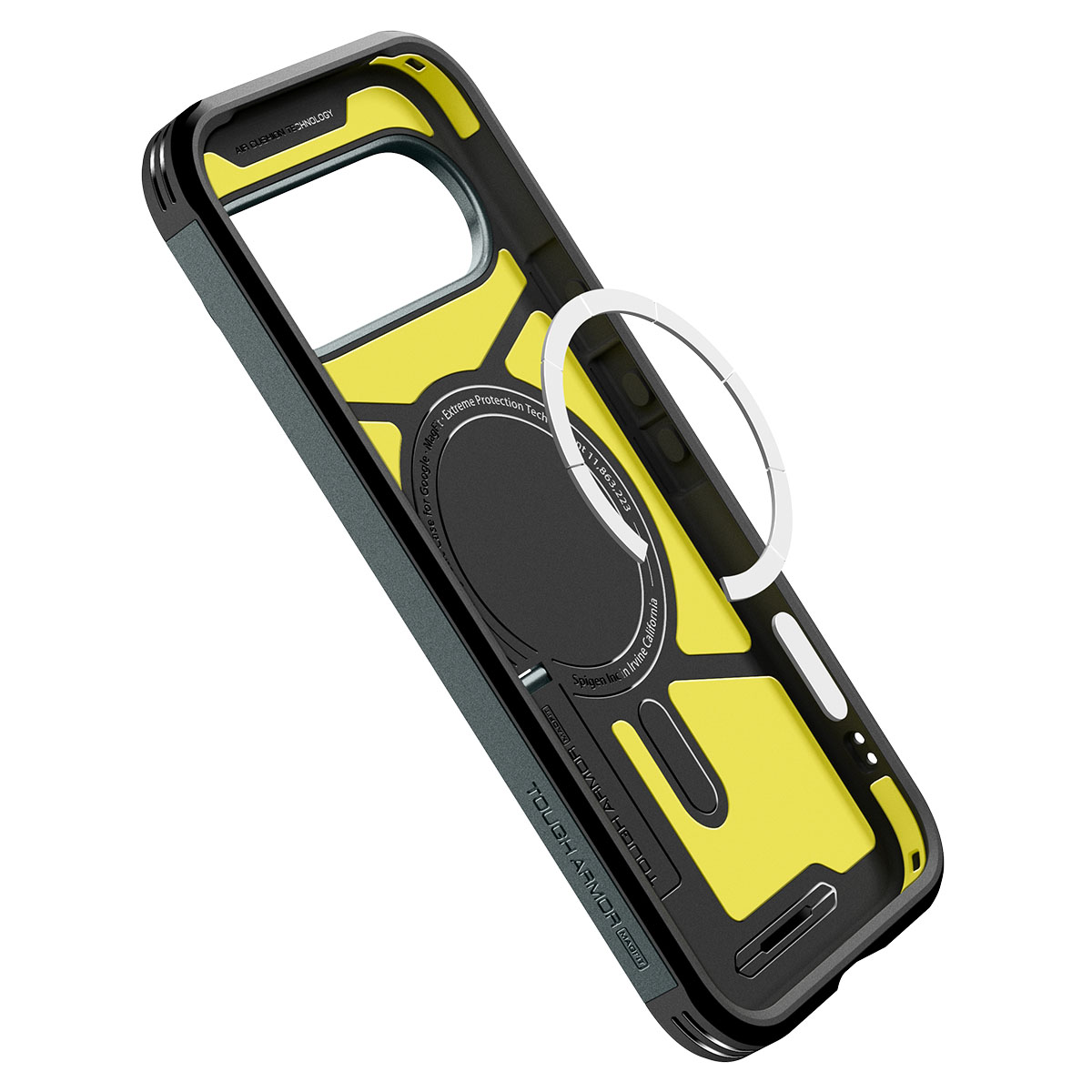 Kaitseümbris Tough Armor AI (MagFit), Google Pixel 10 Pro / Pixel 10, tumeroheline, tugijalaga, Qi2/MagSafe ühilduv, Spigen - Image 7