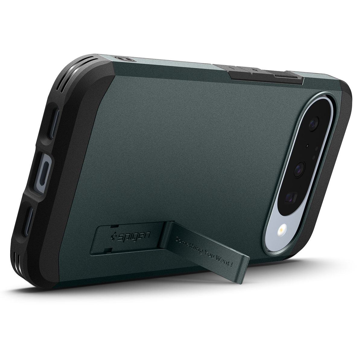Kaitseümbris Tough Armor AI (MagFit), Google Pixel 10 Pro / Pixel 10, tumeroheline, tugijalaga, Qi2/MagSafe ühilduv, Spigen - Image 9