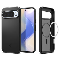 Kaitseümbris Thin Fit (MagFit), Google Pixel 10 Pro XL, must, Qi2/MagSafe ühilduv, Spigen