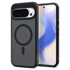 Kaitseümbris Ultra Hybrid (MagFit), Google Pixel 10 Pro XL, tume läbipaistev, Qi2/MagSafe ühilduv, Spigen