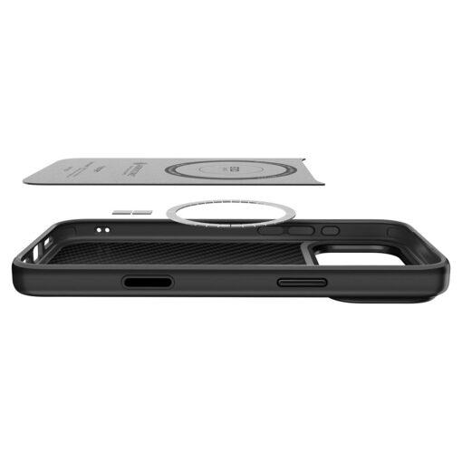 Kaitseümbris Enzo Aramid T (MagFit), Apple iPhone 17 Pro, must, MagSafe ühilduv, kaamera nupuga, Spigen - Image 7