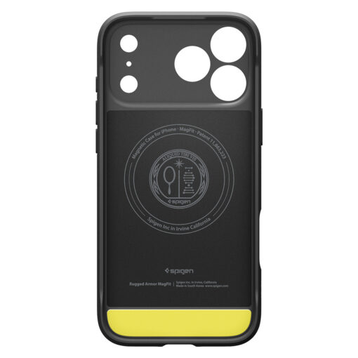 Kaitseümbris Rugged Armor (MagFit), Apple iPhone 17 Pro, must, MagSafe ühilduv, Spigen - Image 3