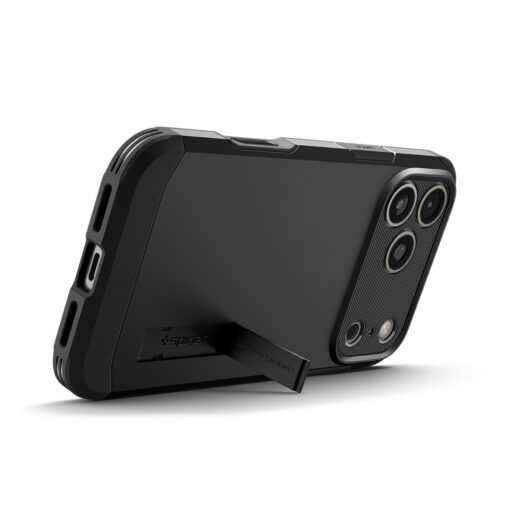 Kaitseümbris Tough Armor T (MagFit), Apple iPhone 17 Pro, must, tugijalaga, MagSafe ühilduv, kaamera nupuga, Spigen - Image 10