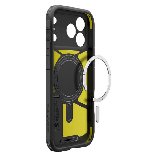 Kaitseümbris Tough Armor T (MagFit), Apple iPhone 17 Pro, must, tugijalaga, MagSafe ühilduv, kaamera nupuga, Spigen - Image 9