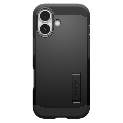 Kaitseümbris Tough Armor T (MagFit), Apple iPhone 17, must, tugijalaga, MagSafe ühilduv, kaamera nupuga, Spigen - Image 2