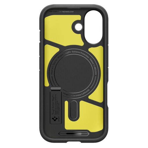 Kaitseümbris Tough Armor T (MagFit), Apple iPhone 17, must, tugijalaga, MagSafe ühilduv, kaamera nupuga, Spigen - Image 3