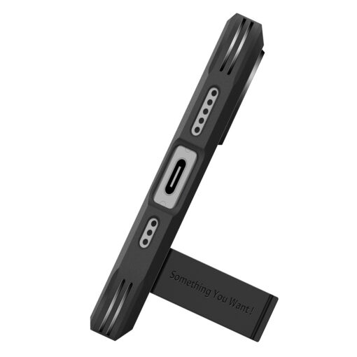 Kaitseümbris Tough Armor T (MagFit), Apple iPhone 17, must, tugijalaga, MagSafe ühilduv, kaamera nupuga, Spigen - Image 6
