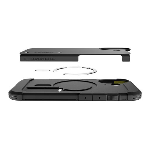Kaitseümbris Tough Armor T (MagFit), Apple iPhone 17, must, tugijalaga, MagSafe ühilduv, kaamera nupuga, Spigen - Image 7
