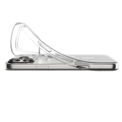 Kaitseümbris Liquid Crystal (MagFit), Apple iPhone 17 Pro, läbipaistev valge MagSafe ringiga, Spigen - Image 6