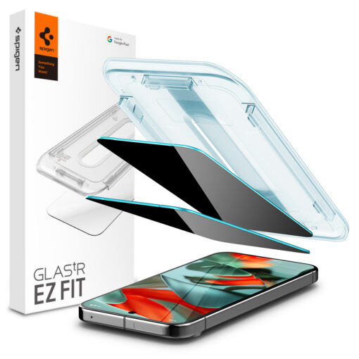 Kaitseklaas privaatsusfiltriga Google Pixel 10 Pro XL / Pixel 9 Pro XL, komplektis 2tk, Spigen