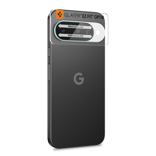 Tagakaamerate kaitseklaas Optik EZ Fit, Google Pixel 10, komplektis 2tk, Spigen - Image 2