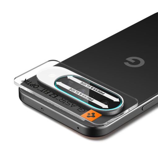 Tagakaamerate kaitseklaas Optik EZ Fit, Google Pixel 10, komplektis 2tk, Spigen - Image 5