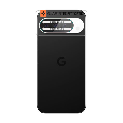 Tagakaamerate kaitseklaas Optik EZ Fit, Google Pixel 10 Pro XL, komplektis 2tk, Spigen - Image 3