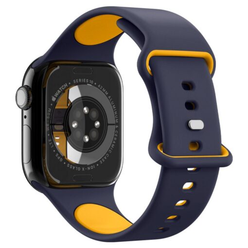 Kellarihm Nano Pop, Apple Watch Series 10 / 9 / 8 / 7 / 6 / 5 / 4 / SE (2024/2023/2022) / SE (40 / 41 / 42 mm), tumesinine, Spigen - Image 5
