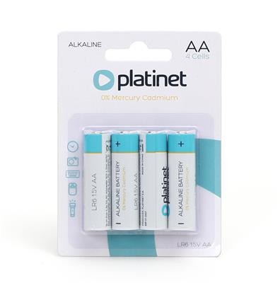 Alkaline battery Platinet LR6 / AA (4pcs)